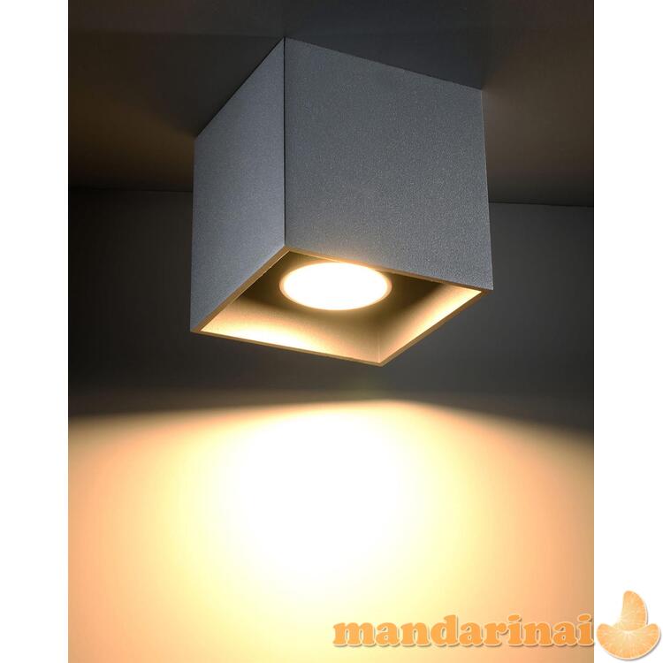 Lubinis šviestuvas QUAD1 pilka