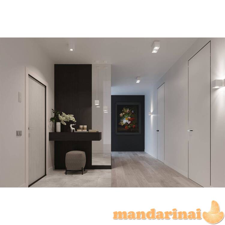 Sieninis šviestuvas QUAD1 baltas 5