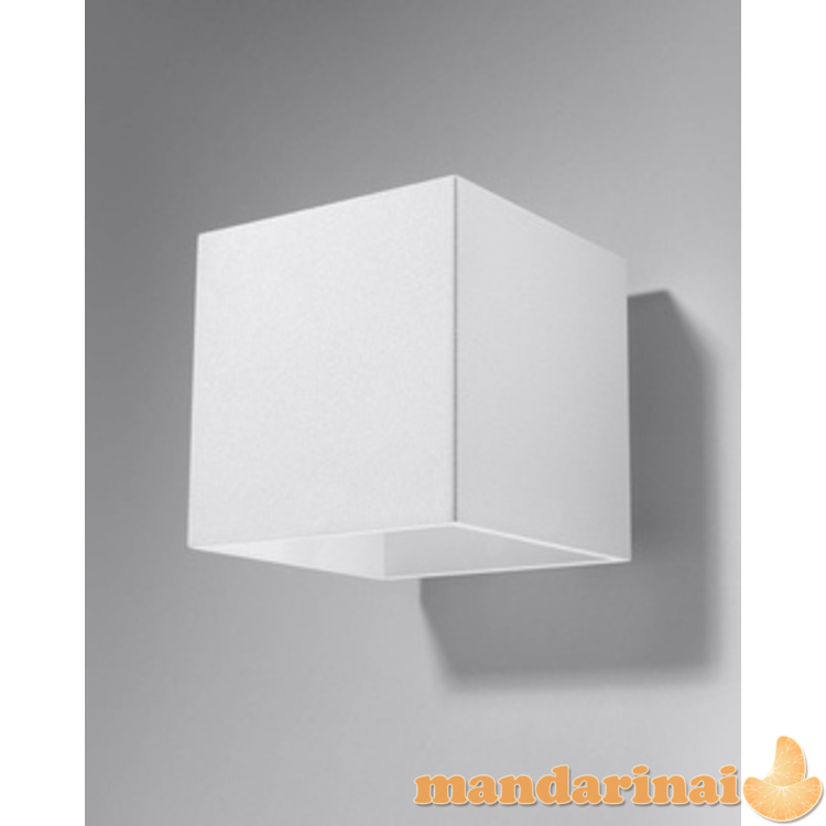 Sieninis šviestuvas QUAD1 baltas 8