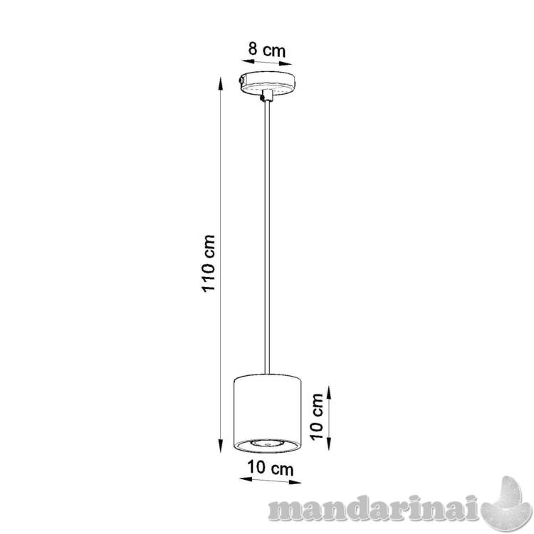 Pakabinama lempa orbis 1 balta