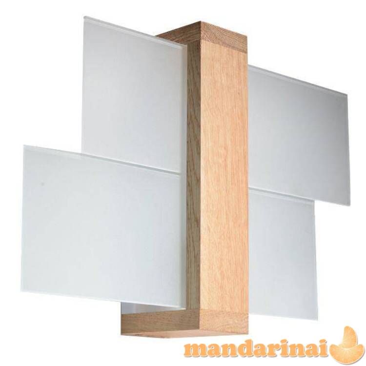 Sieninis šviestuvas Feniks 1 natūrali mediena 2