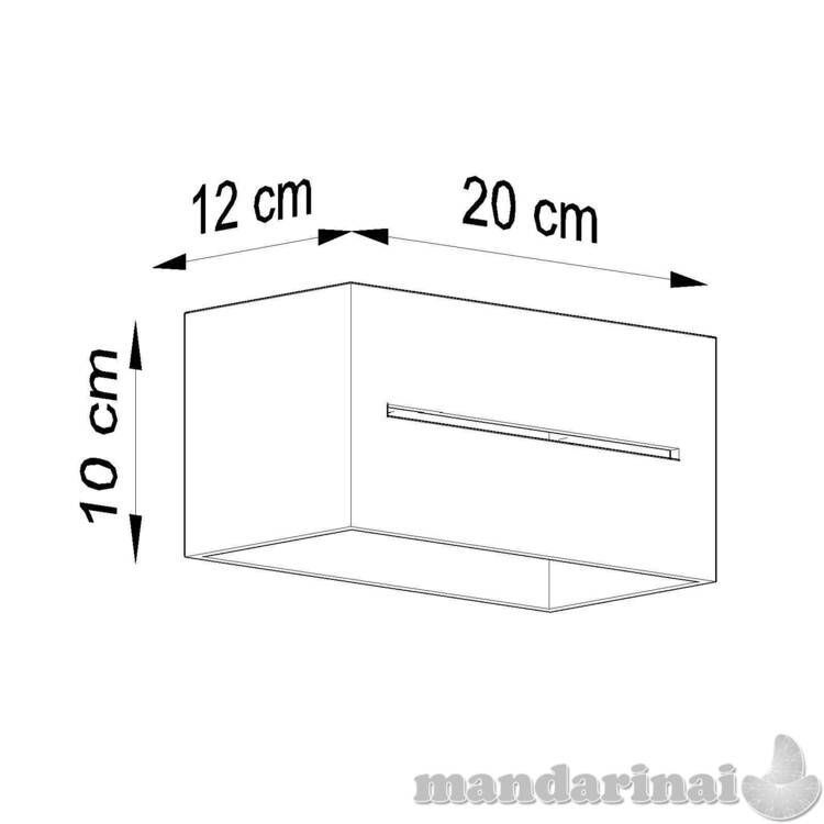 Sieninis šviestuvas lobo maxi juodas 4