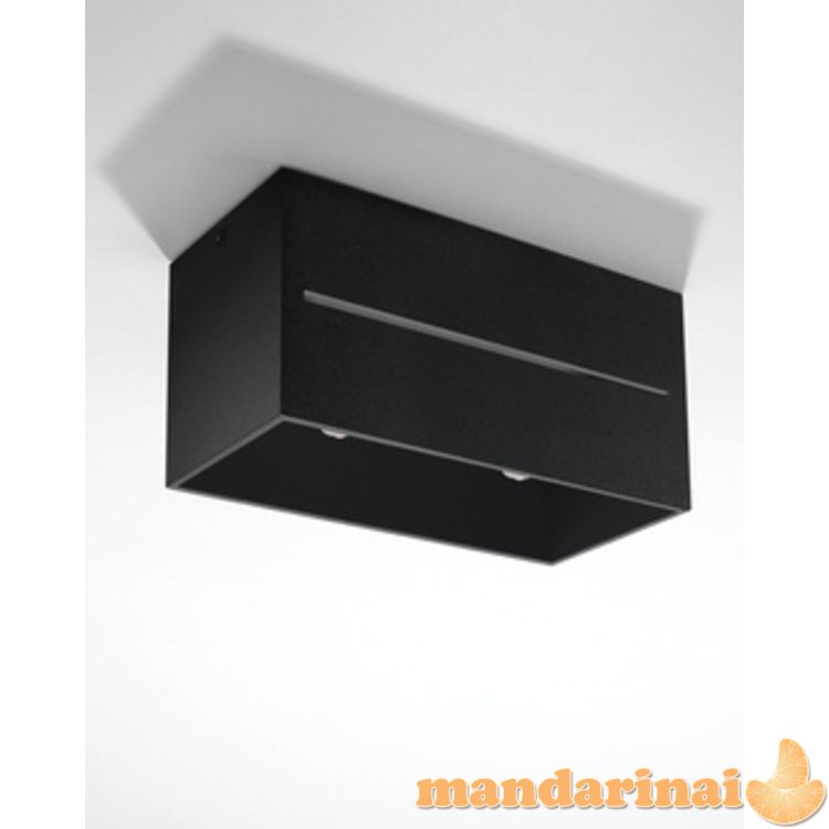 Lubinis šviestuvas lobo 2 juodas