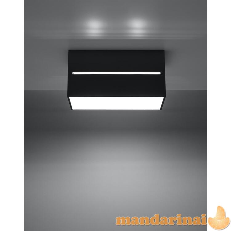 Lubinis šviestuvas lobo 2 juodas