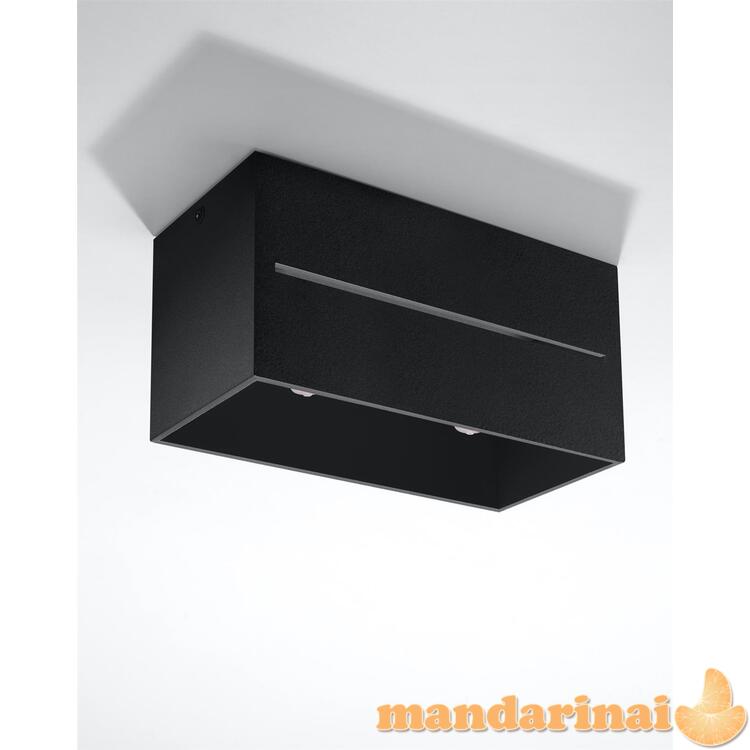 Lubinis šviestuvas lobo 2 juodas