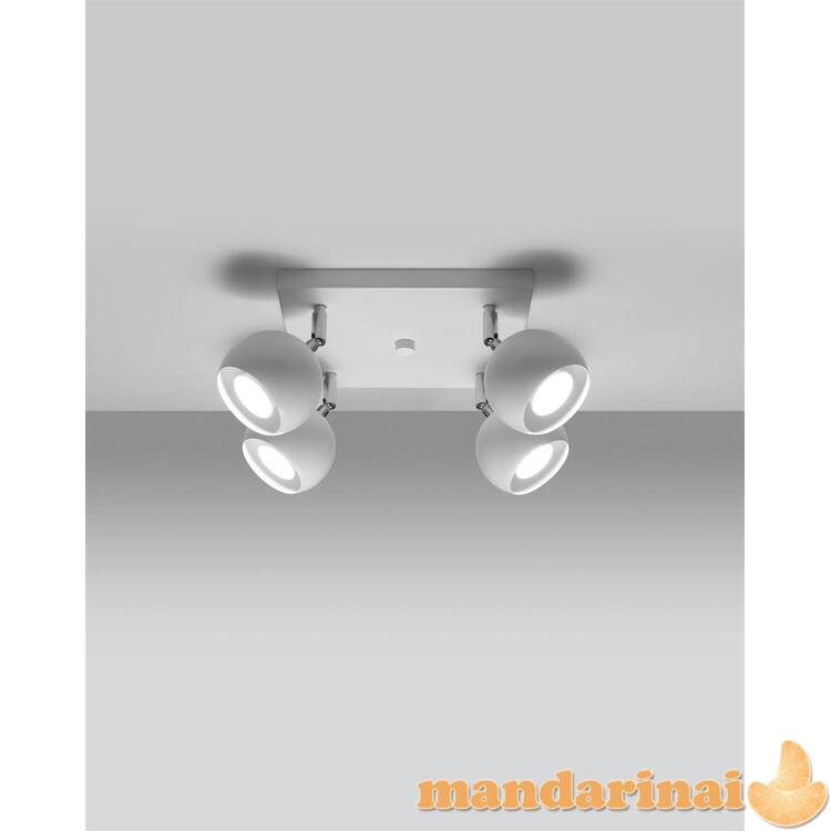 OCULARELubinis šviestuvas 4 baltos