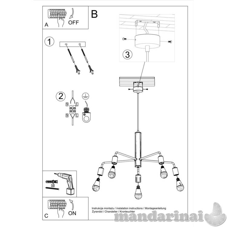 Šviestuvas Duomo 5 4