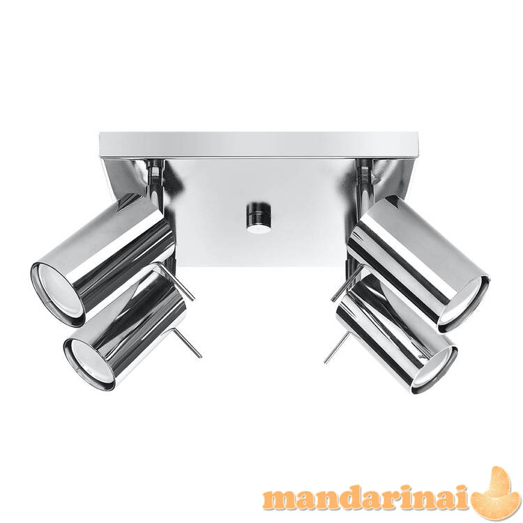 Lubinis šviestuvas žiedas 4 chromas 2