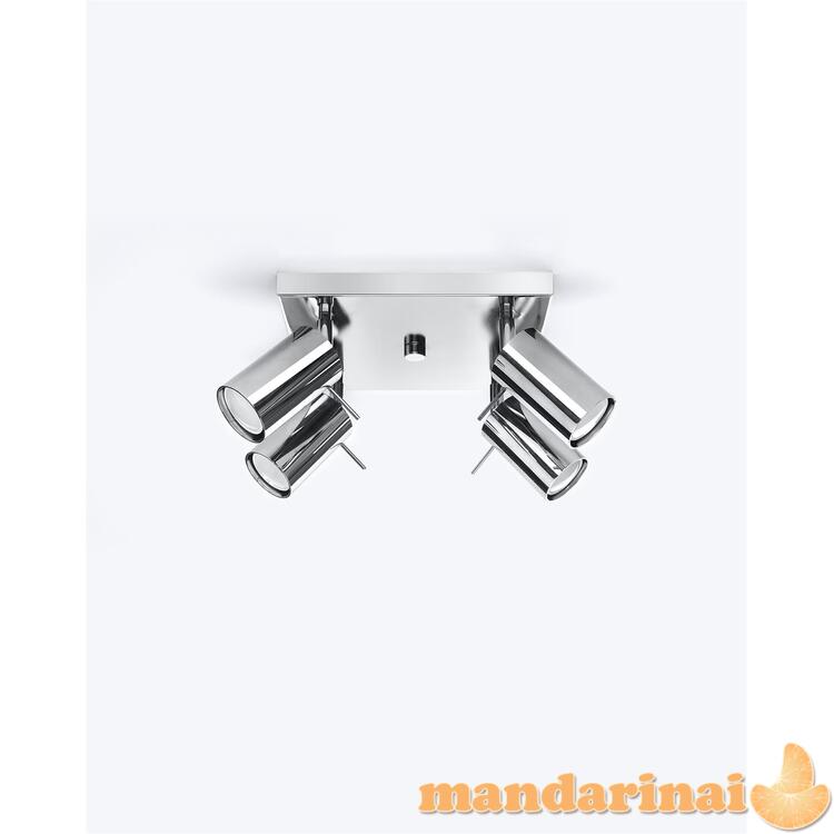 Lubinis šviestuvas žiedas 4 chromas 1