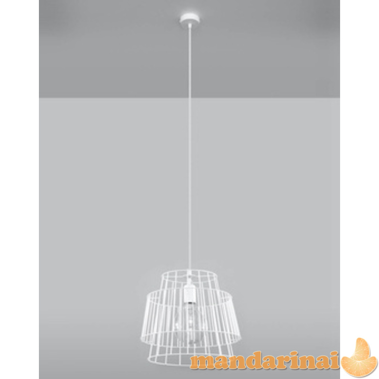 Pakabinamas šviestuvas GATE balti 8