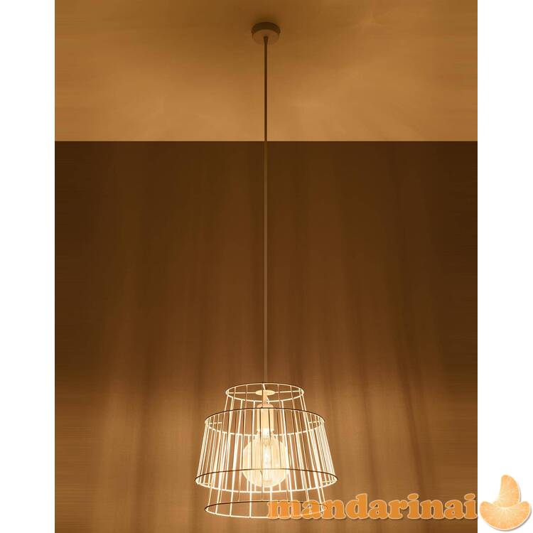 Pakabinamas šviestuvas GATE balti