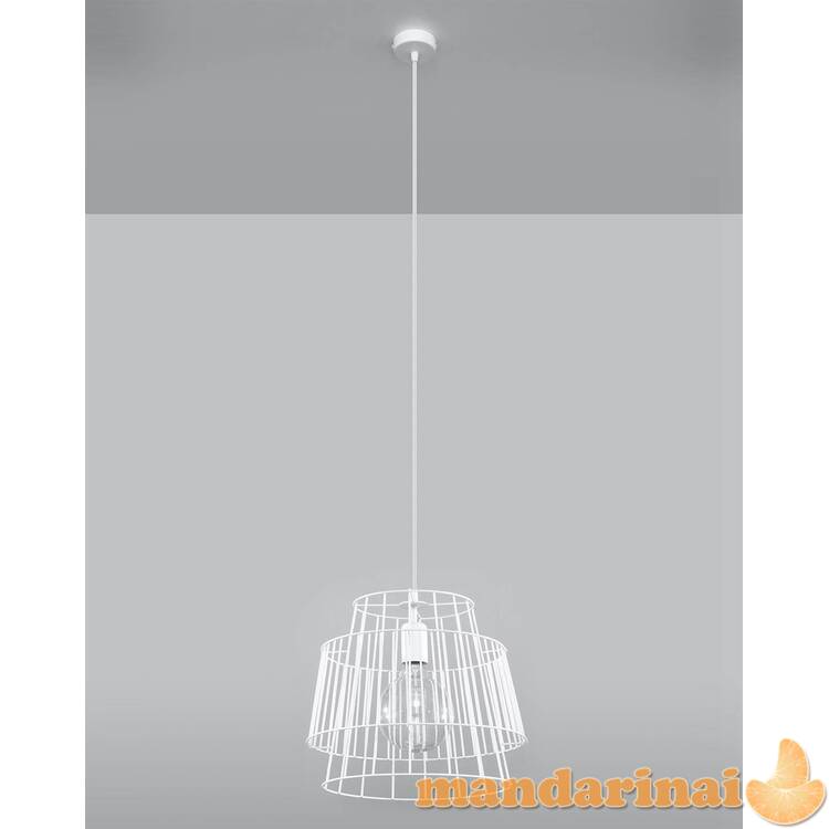 Pakabinamas šviestuvas GATE balti 1