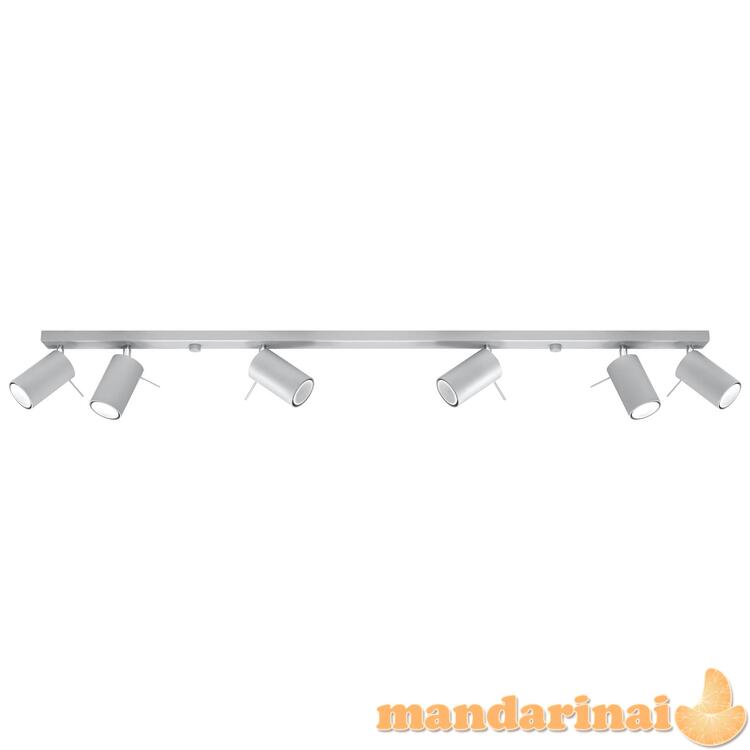 Šviestuvas žiedas 6L pilkos spalvos 2