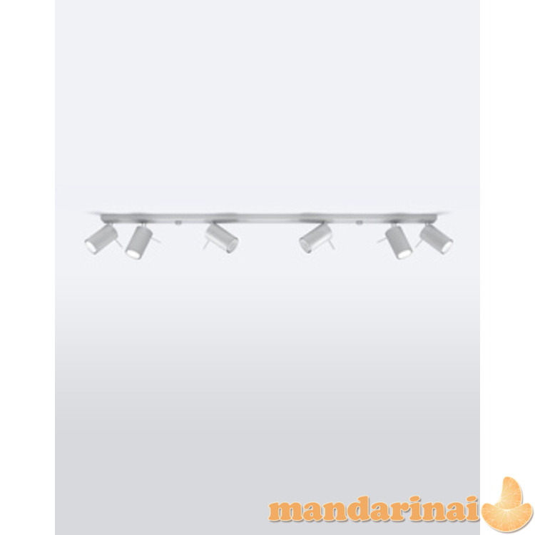 Šviestuvas žiedas 6L pilkos spalvos 8