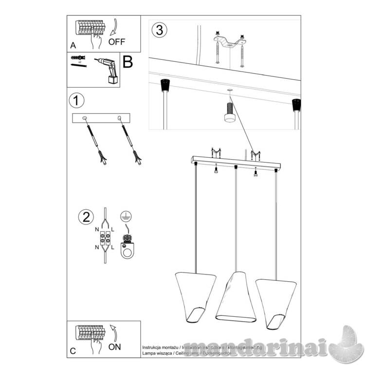 Liustra blum 3 balta