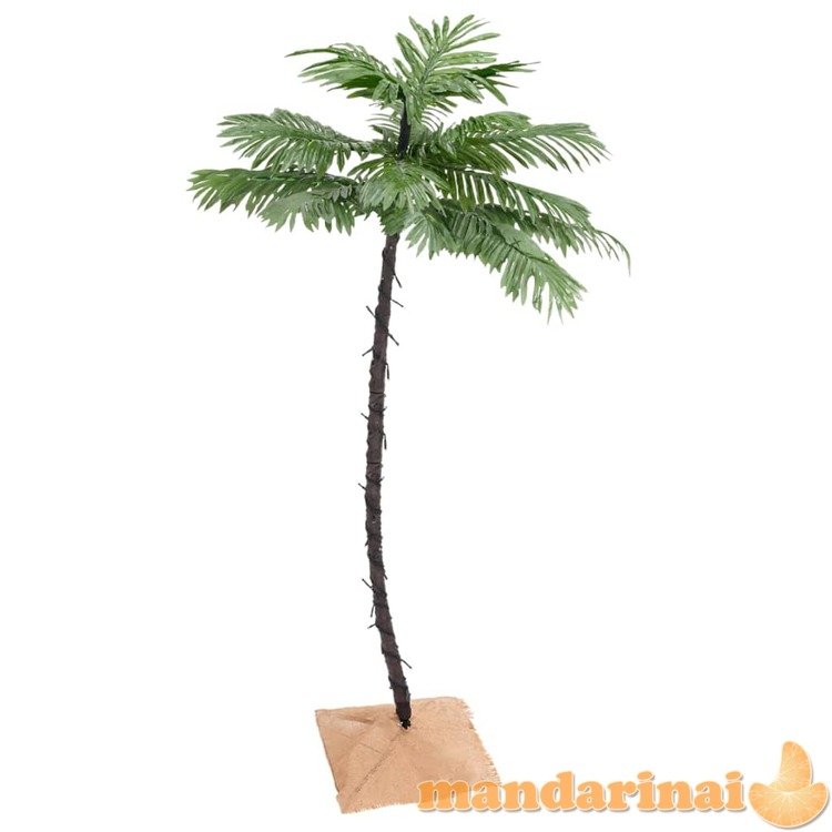 Palmė su 88 šiltomis baltomis led lemputėmis, 150cm