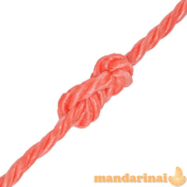 Susukta virvė, oranžinė, 250m, polipropilenas, 16mm