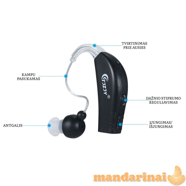 Pakraunamų klausos aparatų komplektas