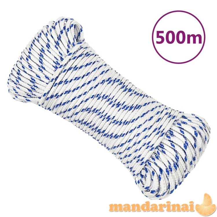 Valties virvė, baltos spalvos, 3mm, 50m, polipropilenas