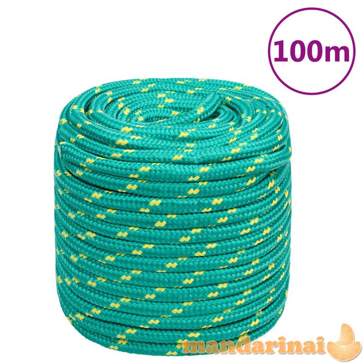 Valties virvė, žalios spalvos, 18mm, 100m, polipropilenas
