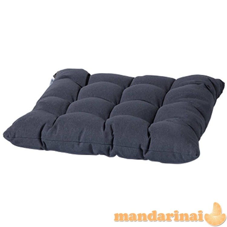 Madison sėdynės pagalvėlė panama, pilkos spalvos, 46x46cm