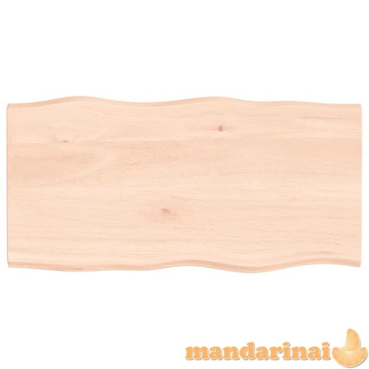 Rašomojo stalo stalviršis, 100x50x2cm, ąžuolo medienos masyvas