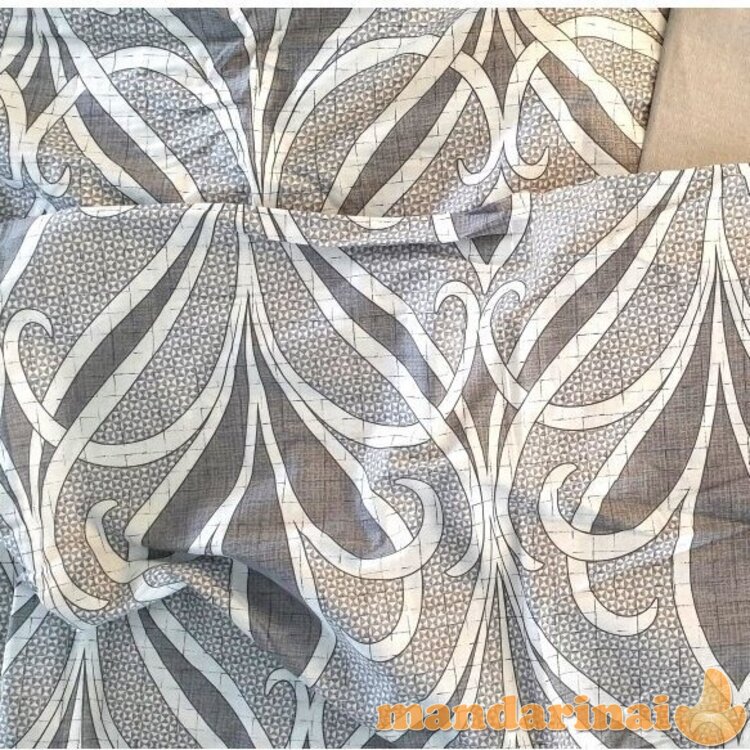 Keturių dalių dvipusis patalynės komplektas "Pilkas sapnas", 200x220 cm