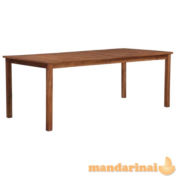 Sodo stalas, 200x900x74cm, akacijos medienos masyvas