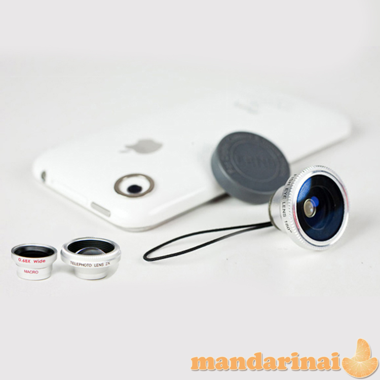 Objektyvų rinkinys telefonui