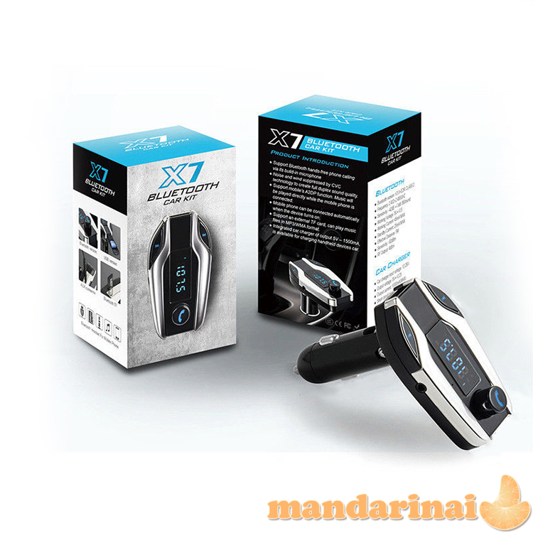 FM moduliatorius su laisvų rankų įranga