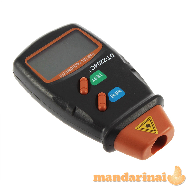 Skaitmeninis, lazerinis, bekontakis foto tachometras