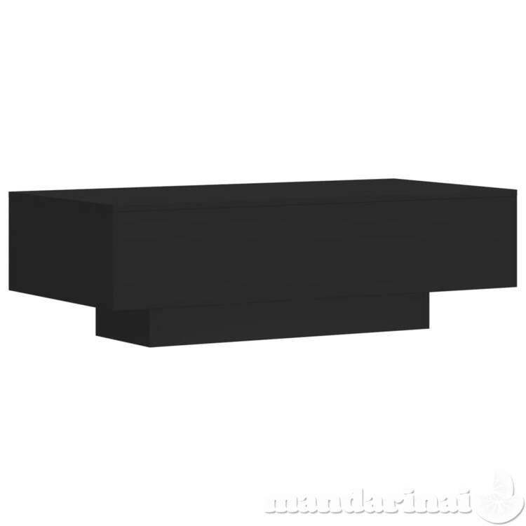 Kavos staliukas, juodas, 100x49,5x31cm, apdirbta mediena