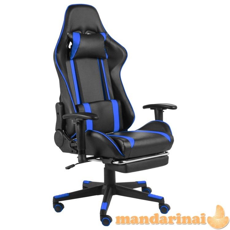 Pasukama žaidimų kėdė su pakoja, mėlynos spalvos, pvc