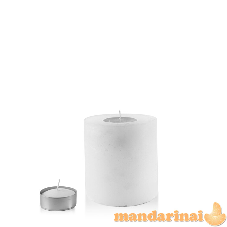 ŽVAKIŲ VIETA 120X120 RUSTIC balta