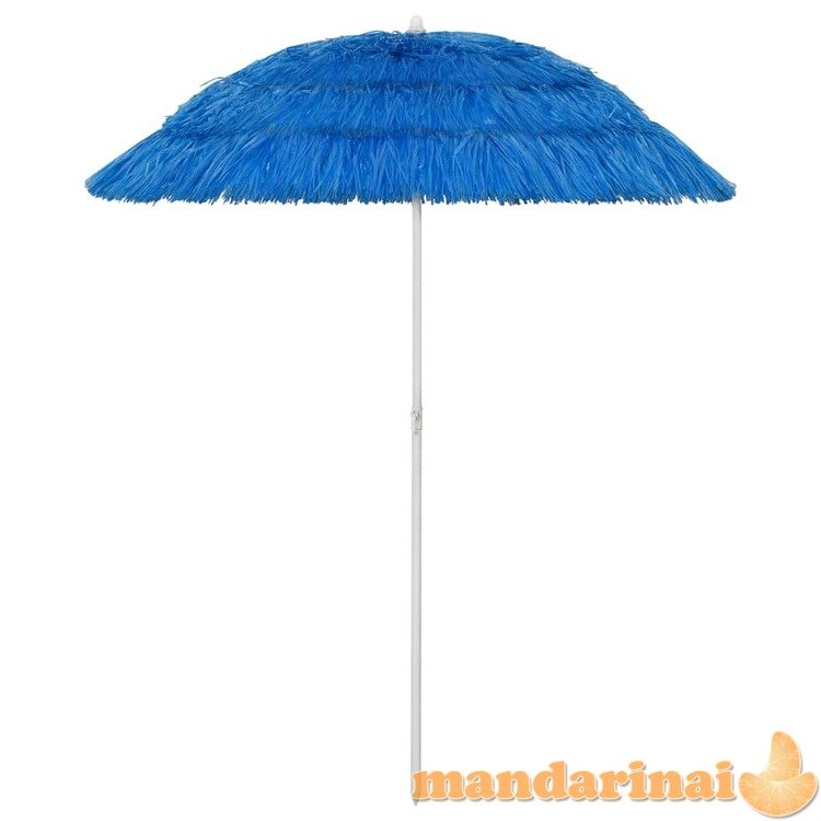 Paplūdimio skėtis, mėlynos spalvos, 180cm