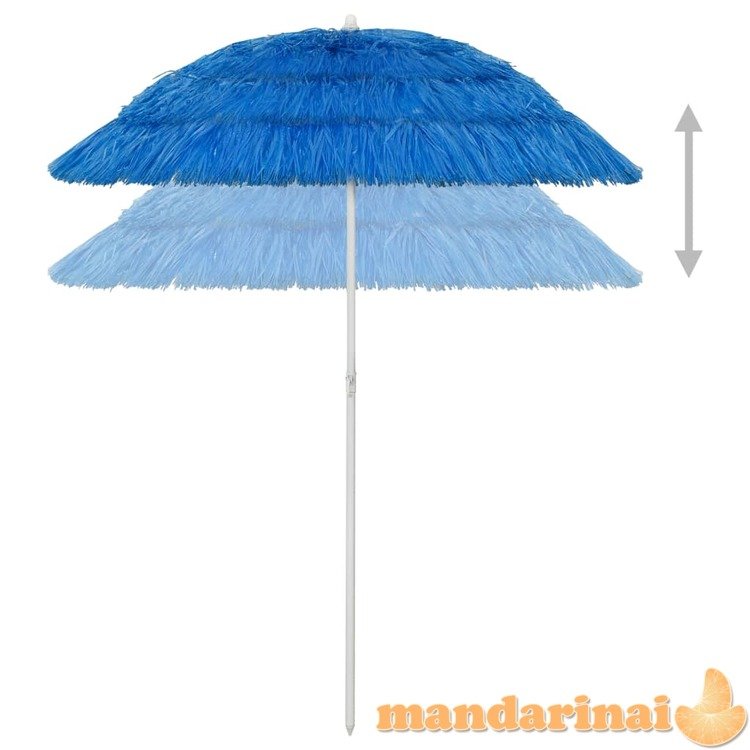 Paplūdimio skėtis, mėlynos spalvos, 180cm