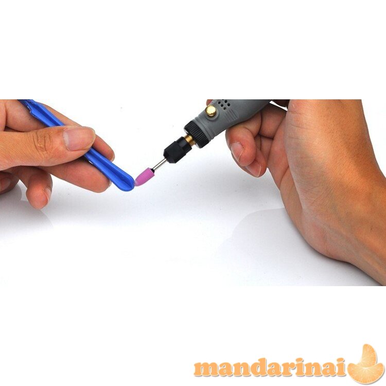 Pakraunamas šlifavimo-graviravimo prietaisas su priedais