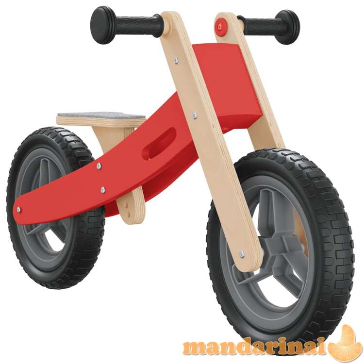 Vaikiškas balansinis dviratis, raudonos spalvos