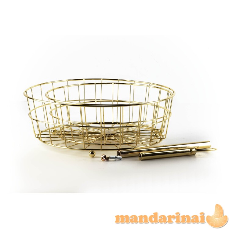 „Cassie“ dviejų lygių krepšys 29xh10cm 24xh8cm H38cm 1