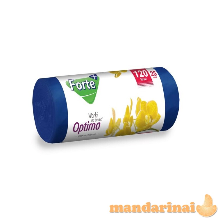 „Forte“ šiukšlių maišai LDPE 120L 25 vnt