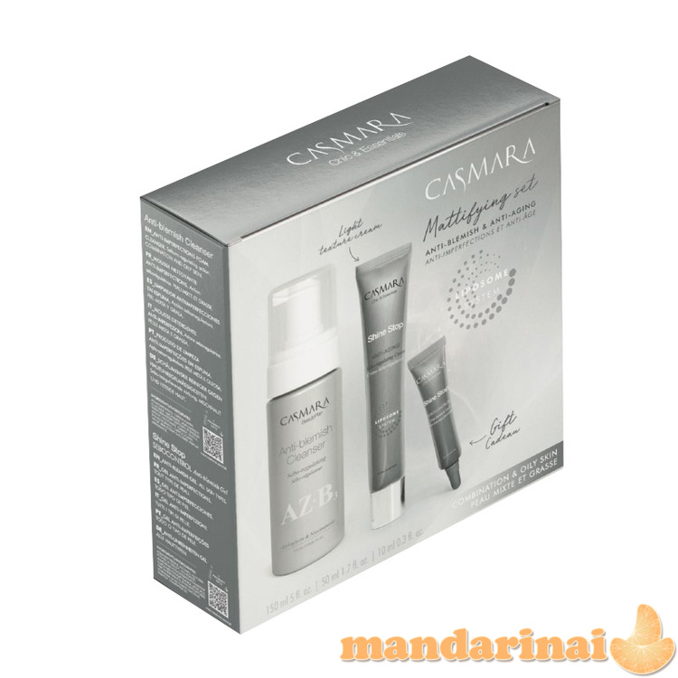 Veido priežiūros priemonių rinkinys Mattifying Set Anti Aging, 