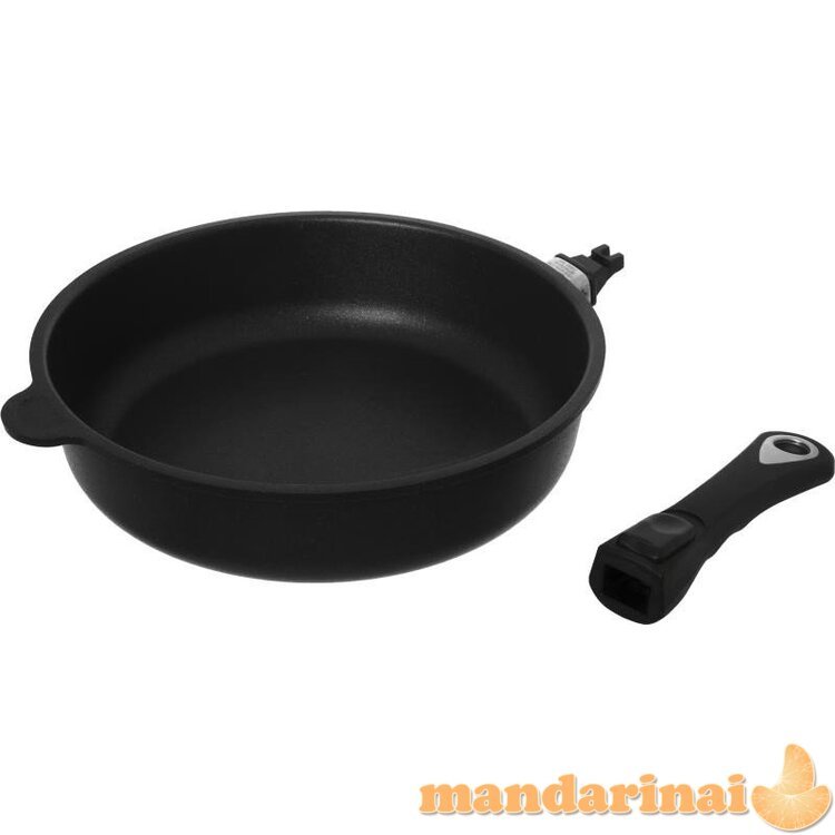 Indukcinė keptuvė nuimama rankena 