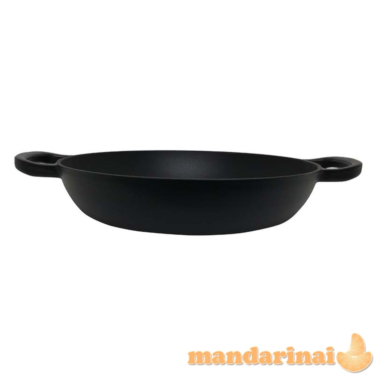 Apvalus emaliuotas ketaus puodas 