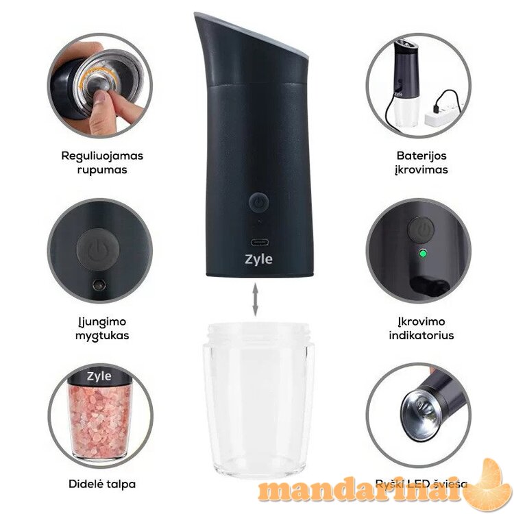 Druskos ir pipirų malūnėlis, 