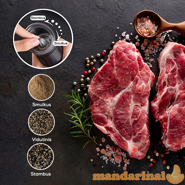 Druskos ir pipirų malūnėlis, 