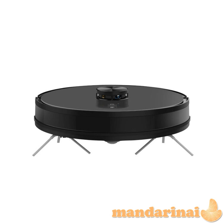 Plaunantis robotas siurblys su dulkių išpylimo stotele, 