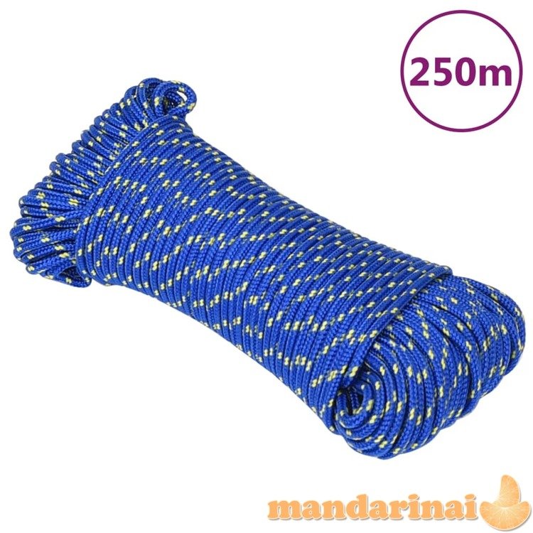Valties virvė, mėlynos spalvos, 5mm, 250m, polipropilenas