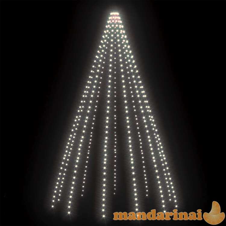Kalėdų eglutės girlianda su 500 šaltų baltų led lempučių, 500cm