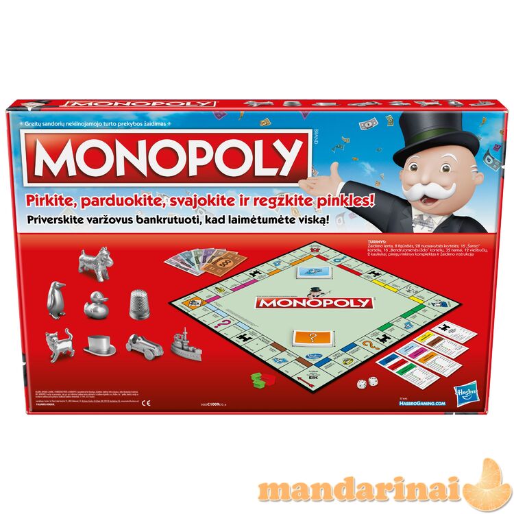 Žaidimas „Monopolis“, LT