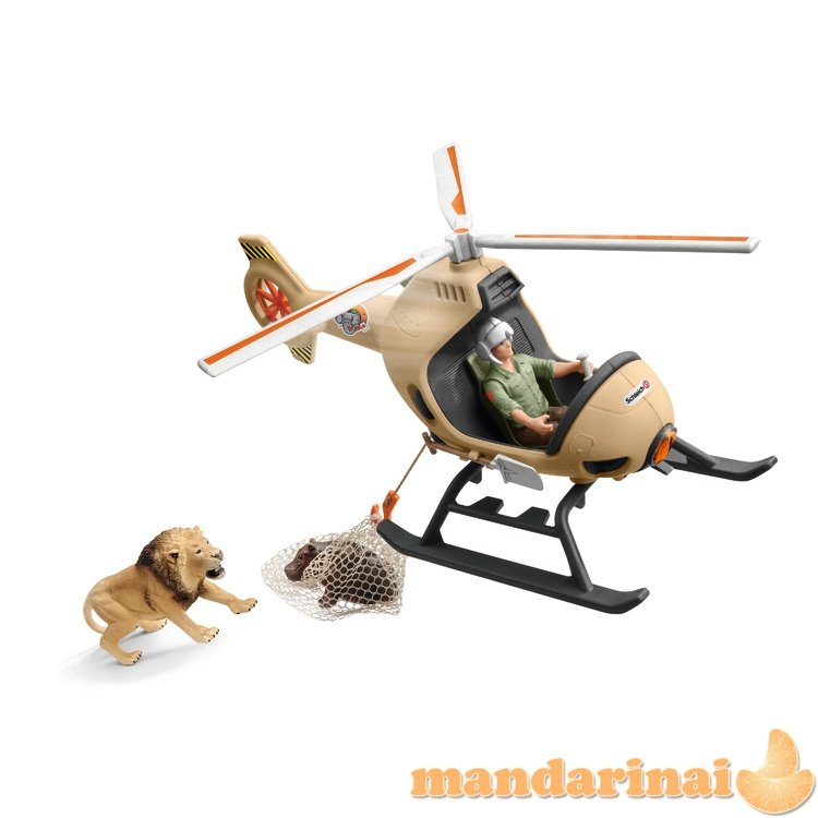 SCHLEICH WILD LIFE Gyvūnų gelbėjimo sraigtasparnis